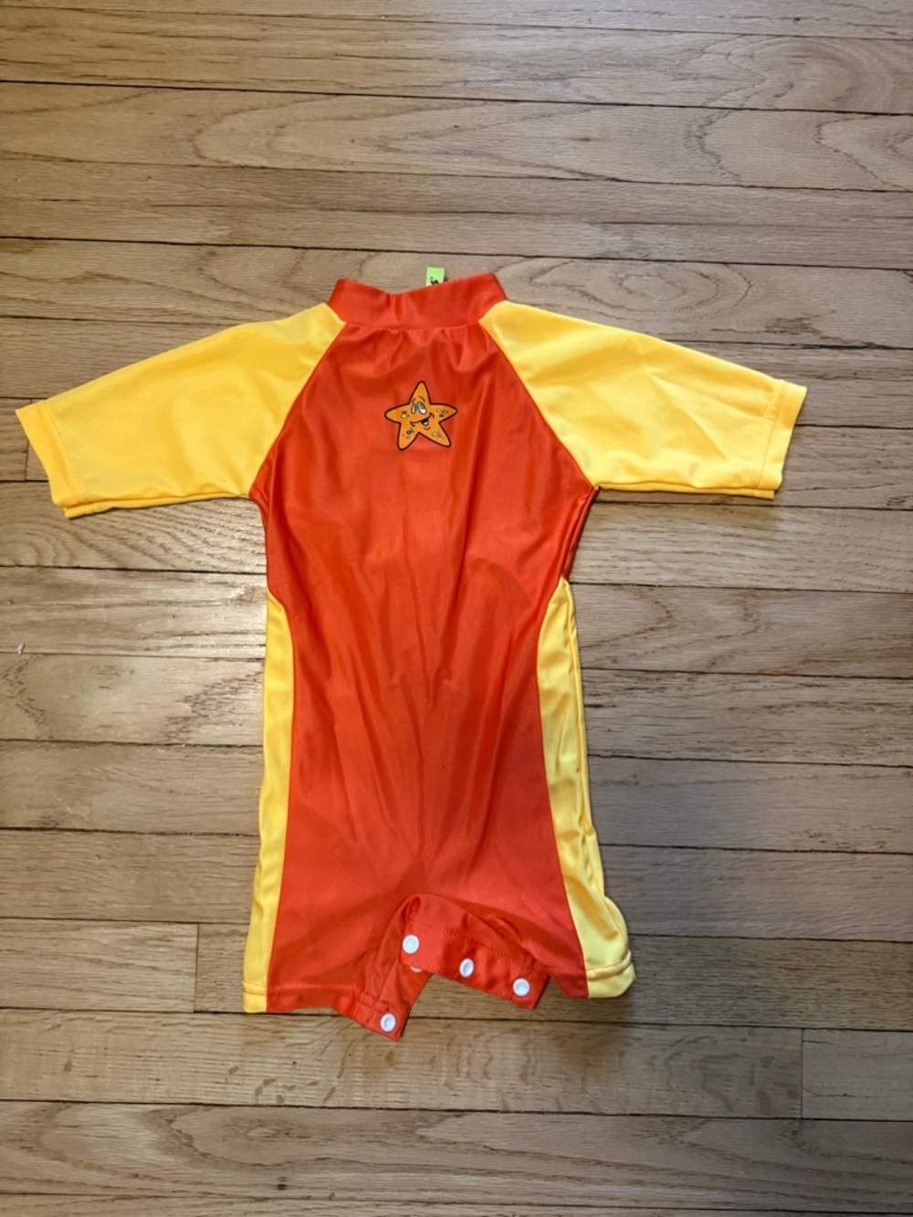 Water Pals Baby One Piece Swimsuit | Red & Yellow | Size 6-12 Months - Picture 2 of 3